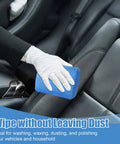 Blue 32 Pack Microfiber Applicator Pads For Car Detailing Soft Foam Buffing Sponges Pro Grade Ideal For Wax Ceramic Coating Polish Reusable Washable Car Care Tools used on car seat