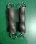 Pro Grade Heavy Duty Extension Springs Eleven Inch Hook To Hook By 1.94 Inch Outside Diameter on green background.