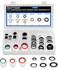 93 Piece AC Compressor Seal Washers Kit Nine Sizes For Your AC System Port Gaskets And O Rings Replacement with open case