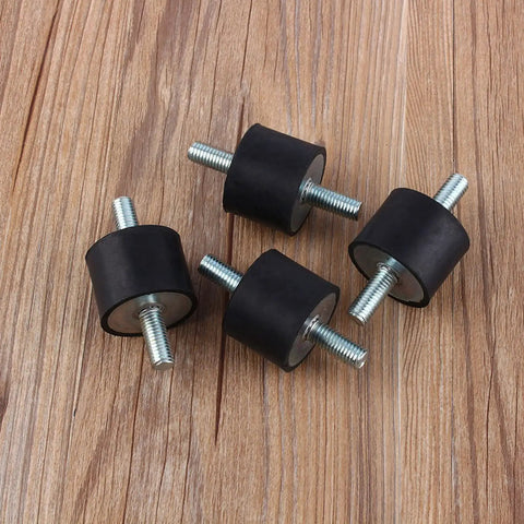 Heavy Duty Rubber Vibration Isolator Mounts 40x30mm Shock Absorbing Studs For HVAC Machinery Industrial Equipment Noise Reduction And Quiet Operation Easy Installation For Compressors Engines And Water Pumps, black