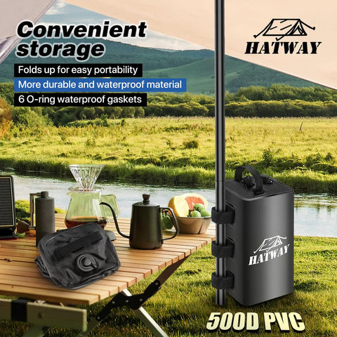 Heavy Duty Canopy Water Weights 88 Lbs Set Of 4 Will Not Blow Away 4 Water Bags for Pop Up Canopy Gazebo Tent beside table