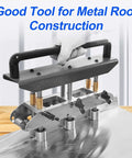 Three Station Edge Roller Bender For Metal Roofing And Sheet Metal, Dual Bending Styles Straight And Curved, 0 To 90 Degree Angles