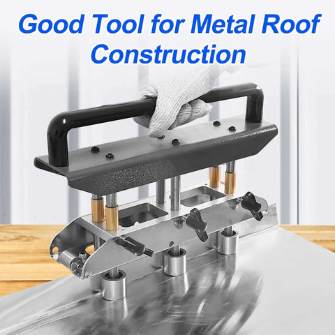 Three Station Edge Roller Bender For Metal Roofing And Sheet Metal, Dual Bending Styles Straight And Curved, 0 To 90 Degree Angles