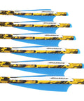 12 Pack 20 Inch Carbon Crossbow Bolts with 125 Grain Removable Tips, camouflage shaft, low hand shock, straight flight