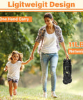 Woman carrying Grab And Go Foldable Wagon Cart With 360 Degree Wheels And Drink Holders for camping travel picnic