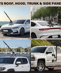 Heavy Duty Magnetic Car Mount For Insta360 And Action Cam With N52 Magnet mounts securely on various car surfaces.