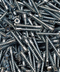 Bulk Pack Of 250 Pozi Drive Flat Head Wood Screws M7 By 50mm Zinc Plated Coarse Thread Confirmat For Strong Wood Joints