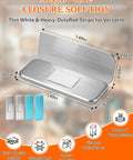 Super Strong Tio Bohem Ultra Thin Magnetic Cabinet Door Catch With No Drill Tool Free Adhesive Stainless Steel Latch for versatile use.