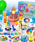 70 Plus Experiments Science Kit For Kids With Chemistry And Physics Projects Kid Friendly Hands On STEM Toy That Delivers Real Fun Learning And Keeps Little Minds Curious, boxed kit with balloons, volcano and lab tools