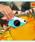 Printomatic Instant Color Photo Camera With 5MP Sensor And Zink 2x3 Sticky Back Paper Pocket Sized Easy To Use Point And Shoot No Fuss Great For Parties And Creative Projects Gift For Birthdays And Holidays. compact camera in yellow bag