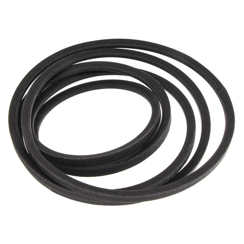 Mower Belt SPB4359 772 OEM Replacement For 5103670 Lawn Tractor shown coiled, black color, ready to install