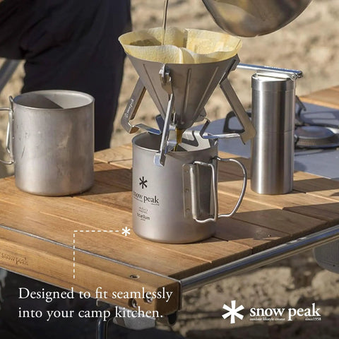 Ultralight Titanium Double Wall Insulated Camping Mug 450ml Keeps Beverages Hot Or Cold, Built To Last For Backpacking