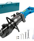 Crafthydro 1600W Electric Hydraulic Rebar Bender Tool For 1 Inch #8 25mm Steel Rod Bending Machine with tool kit and accessories.