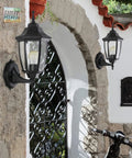 2 Pack Waterproof Aluminum Outdoor Wall Light Fixtures Built Tough For Porch Garage And Patio, No Rust Exterior Lamps