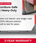 Heavy Duty 24 Inch Floor Squeegee For Concrete And Commercial Spaces Featuring An Effortless Grip Push And Pull Handle