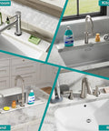 Nobody Likes A Wet Counter So Upgrade Your Wash Station With This Slick Diatomite Stone Faucet Mat That Instantly Soaks Up Water To Keep Your Kitchen Sink Drip Free And Totally Stress Free Forever in kitchen and bathroom settings.