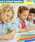 Children using 32 Pack 12 Inch Plastic Rulers Set With Transparent Colorful Dual Sided Measuring Tool Featuring Inches Centimeters