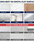 Image showing surfaces suitable for Ditch the Drill with These Heavy Duty Adhesive Towel Hooks for Bathroom 4 Pack.