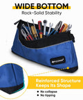 Heavy Duty 1680D Oxford Tool Pouches With Zipper Waterproof Small Tool Bags for Organization and Storage 3 Pack filled with tools