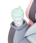 Cup holder feature on 4-In-1 Convertible Car Seat With UPF 50+ Sun Shield Canopy, toddler seat section