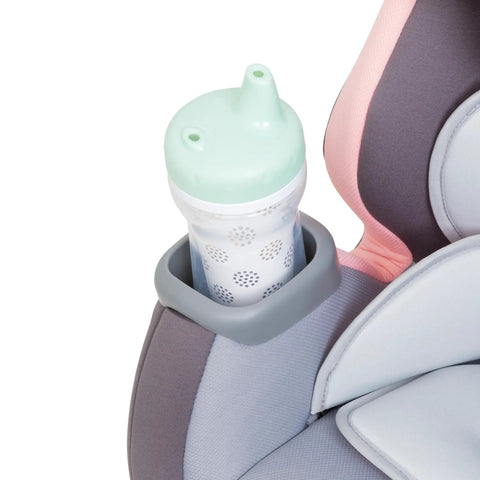 Cup holder feature on 4-In-1 Convertible Car Seat With UPF 50+ Sun Shield Canopy, toddler seat section