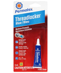Blue Medium Strength Threadlocker For Quick Vibration Control And Leakage Prevention Seals And Prevents Rust On Threads Cures Without Cracking Or Shrinking Disassembles Easily Thixotropic And Drip Resistant No Torque Compensation 6 Ml packaging front view