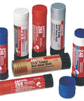 Various Loctite threadlocker and anti-seize sticks including Red Quickstix High Strength Threadlocker For Up To Three Quarters Inch Bolts, 9 Gram