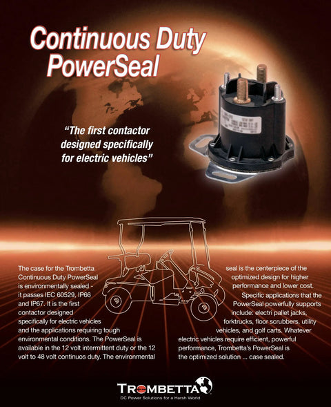 Heavy Duty 12V DC Contactor Straight Swap For Ford Lincoln Mercury, designed for electric vehicles in tough environments.