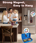 Pro-Grade Laser Measuring Tool for DIY and Home Projects, 400 Ft Range, Rechargeable Battery, Fast 1.5 Hour Charge, Up to 5 Hours of Use, Plus Minus 1/16 Inch Accuracy, Bubble Level for Precise Indoor Measurements, Handheld and Super Simple to Use on a refrigerator