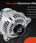 Alternator Replacement For Hyundai Sonata Veracruz Santa Fe Azera Entourage Sorento Sedona 3.3L And 3.8L Engines