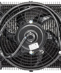 High Performance Transmission Cooler for 30 000 GVW with 11x14x3.75 Inch Core and 11 Inch 500 CFM Fan Push or Pull Mount