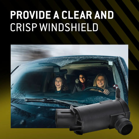 Premium Quality Heavy Duty Automotive Replacement Windshield Washer Fluid Spray Pump for clearer visibility in cars.
