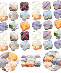 Level Up Your DIY Game With This Dope Bulk Lot Of Drilled Glass Spacer Beads Perfect For Jewelry Making Bracelets Purses And Chandelier Designs Grab These Fresh Bead Kit Today - 30 colorful flower-shaped glass beads.