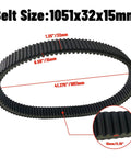 Double Notch G Force Carbon Cord CVT Drive Belt For Ranger 700 800 And RZR 800 Fits 3211162 3211133 size details