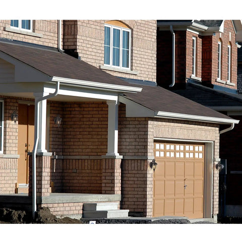 House with Big Ol 23 Inch Outdoor Porch Light With Antique Bronze Finish illuminating garage entrance