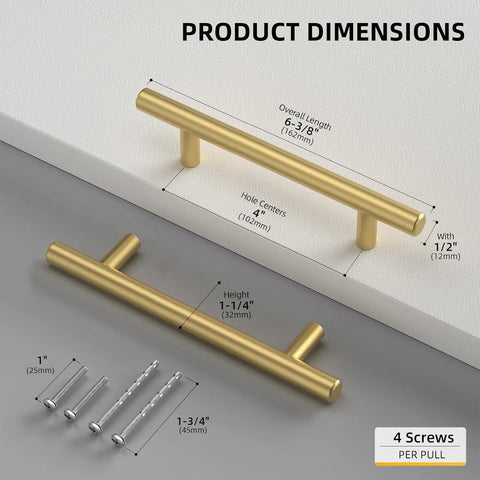 15 Pack 4 Inch Gold Cabinet Handles Set Brushed Gold Stainless Steel Drawer Pulls Durable Kitchen Cabinet Hardware For Easy DIY Upgrade And Boost Your Cabinet Game In Kitchen Bathroom Bedroom Dresser