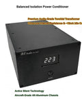 Balanced Isolation Power Conditioner And Noise Filter For Hifi Rig Setup 500 Watt Transformer with LED display and aluminum chassis.