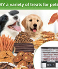Straight Up Stainless Steel Food Dehydrator For Real Deal Jerky Drying And Heavy Duty Meat Dehydration With Seven Adjustable Trays And Smart Digital Timers Plus Easy Clean Design with pet treats and dogs.