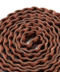 Braided Tassel Rope Belt For Women In PU Leather, Adjustable Tie Belt In Black And Brown, Long Elastic Belt With Tassels, Chic Everyday Accessory For Dresses, Jeans, And Coats, coiled brown PU leather