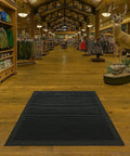 Outdoor Scraper Floor Mat 3 By 5 Ft Natural Rubber Durable Shoe Scraper With Beveled Edges in store entryway