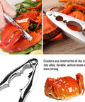20 Pack Seafood Crackers And Tools Set Party Ready Gear shown with zinc alloy crab cracker handling lobster and crab