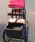 Three Wheel Pedal Tricycle With Detachable Training Wheels, Front Seat Tandem Trike, Dual Brakes, Canopy And Guardrail