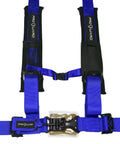 Blue 4 Point Harness With 2 Inch Straps For Universal UTV Off Road Use Built To Last Tough As Nails Heavy Duty Safety Harness Two Pack Secure