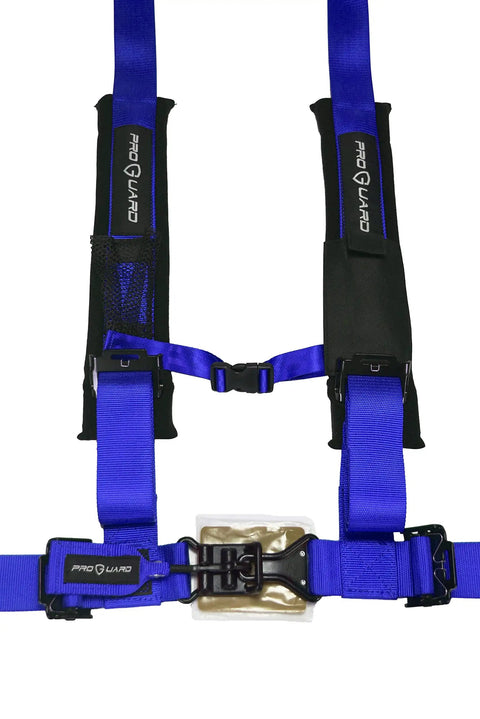 Blue 4 Point Harness With 2 Inch Straps For Universal UTV Off Road Use Built To Last Tough As Nails Heavy Duty Safety Harness Two Pack Secure