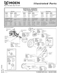 Exploded parts diagram for Monticello Chrome Handle Hub Kit DIY Ready For Fixing Loose Slipping Or Nonresponsive Faucets.