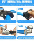 Tutorial on using All In One Complete Three Quarter Inch Shop Air Line Kit With 200 Foot HDPE Tubing And Aluminum Rapid Air System