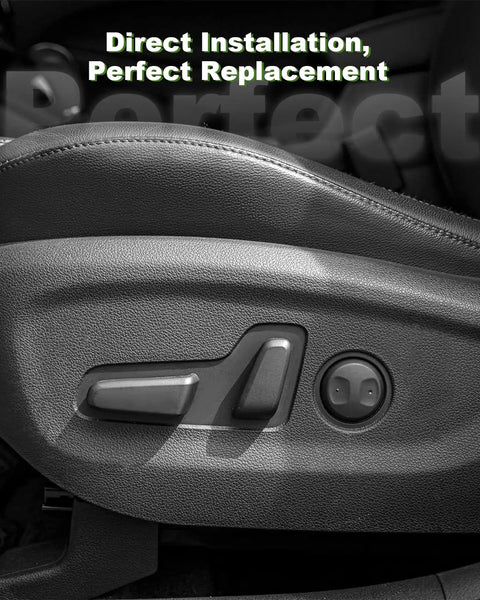 Hyundai Power Seat Switch Front Left Driver Side For Sonata 2015 2016 2017 2018 2019 And Tucson 2015 2016 2017 2018 2019 2020 Replacement Part Built Tough For Smooth Rides, close-up of seat switch.