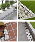 Outdoor Trench Drainage Kit For Pathways And Lawns Hidden Driveway And Courtyard Drainage System Fast Water Management
