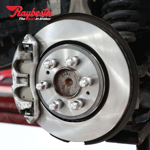 Installed R Line Front Disc Brake Rotor Replacement For Chevy And GMC Cars Trucks And SUVs Stop On A Dime With OE Spec G3000