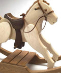 Legit DIY Woodworking Plans For Kids Rocking Pony No Sweat Build With Step By Step Blueprints Cutting Diagram And Color Photos Straight Shot For Weekend Crafters Materials Not Included wooden rocking pony with saddle and footrest